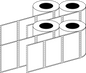 Direct Thermal 100x60mm 1 Across Matt Labels 76mm Core, 2000/Roll, 10 Rolls/Carton, Perm NoPerf — Carton (10 rolls)