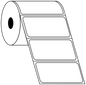 Thermal Transfer 51x24mm 1 Across Matt Labels 25mm Core, 2500/Roll, 20 Rolls/Carton, Permanent