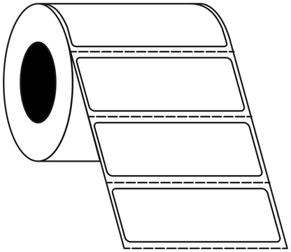 Direct Thermal 101x35mm 1 Across Matt Labels 76mm Core, 4000/Roll, 8 Rolls/Carton, Permanent