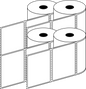 Direct Thermal 101x73mm 1 Across Matt Labels 25mm Core, 1000/Roll, 20 Rolls/Carton, Permanent — Carton (20 rolls)
