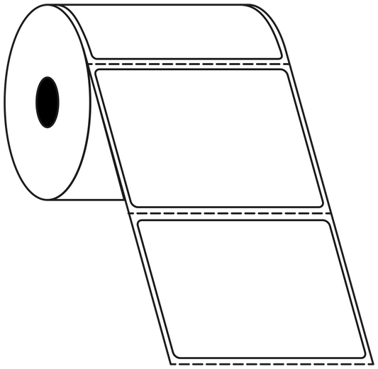Direct Thermal 101x73mm 1 Across Matt Labels 25mm Core, 1000/Roll, 20 Rolls/Carton, Permanent