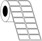 Thermal Transfer 38x18mm 2 Across Matt Labels 76mm Core, 7,000/Roll, 8 Rolls/Carton, Permanent