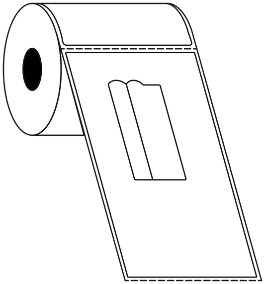 Direct Thermal PBT Courier 100x174mm Matt Labels 38mm Core, 300/Roll, 12 Rolls/Carton, Permanent