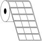 Direct Thermal Lots/Lockie Join POS 30x25mm Matt 3 Across 40mm Core, 5001/Roll, 8 Rolls/Carton, Removable