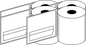 Direct Thermal Post Haste400 110x120mm Matt Labels 42mm Core, 400/Roll, 12 Rolls/Carton, Permanent — Carton (12 rolls)