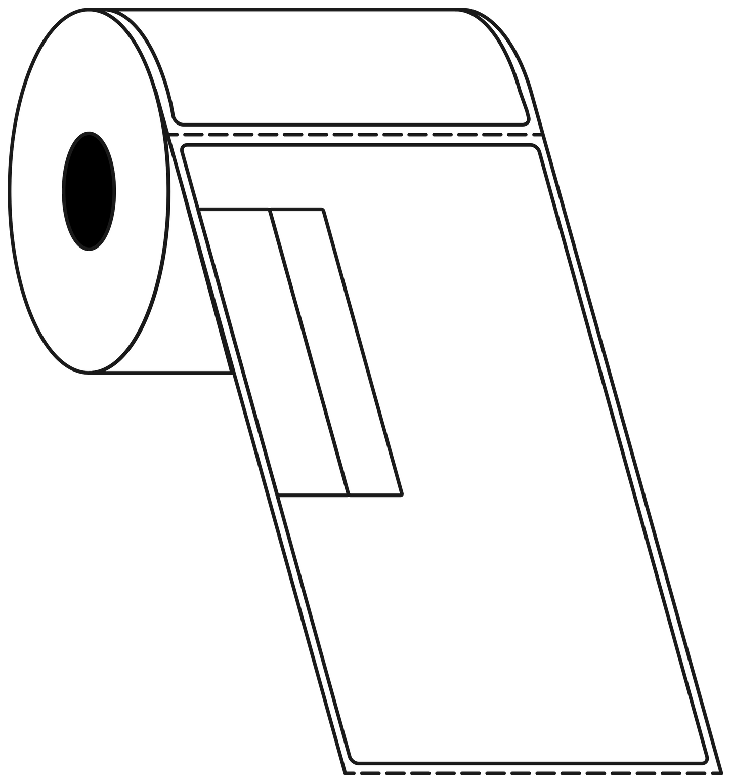 Direct Thermal GoSweetSpot 100x173mm Matt Labels 38mm Core, 350/Roll, 15 Rolls/Carton, Permanent