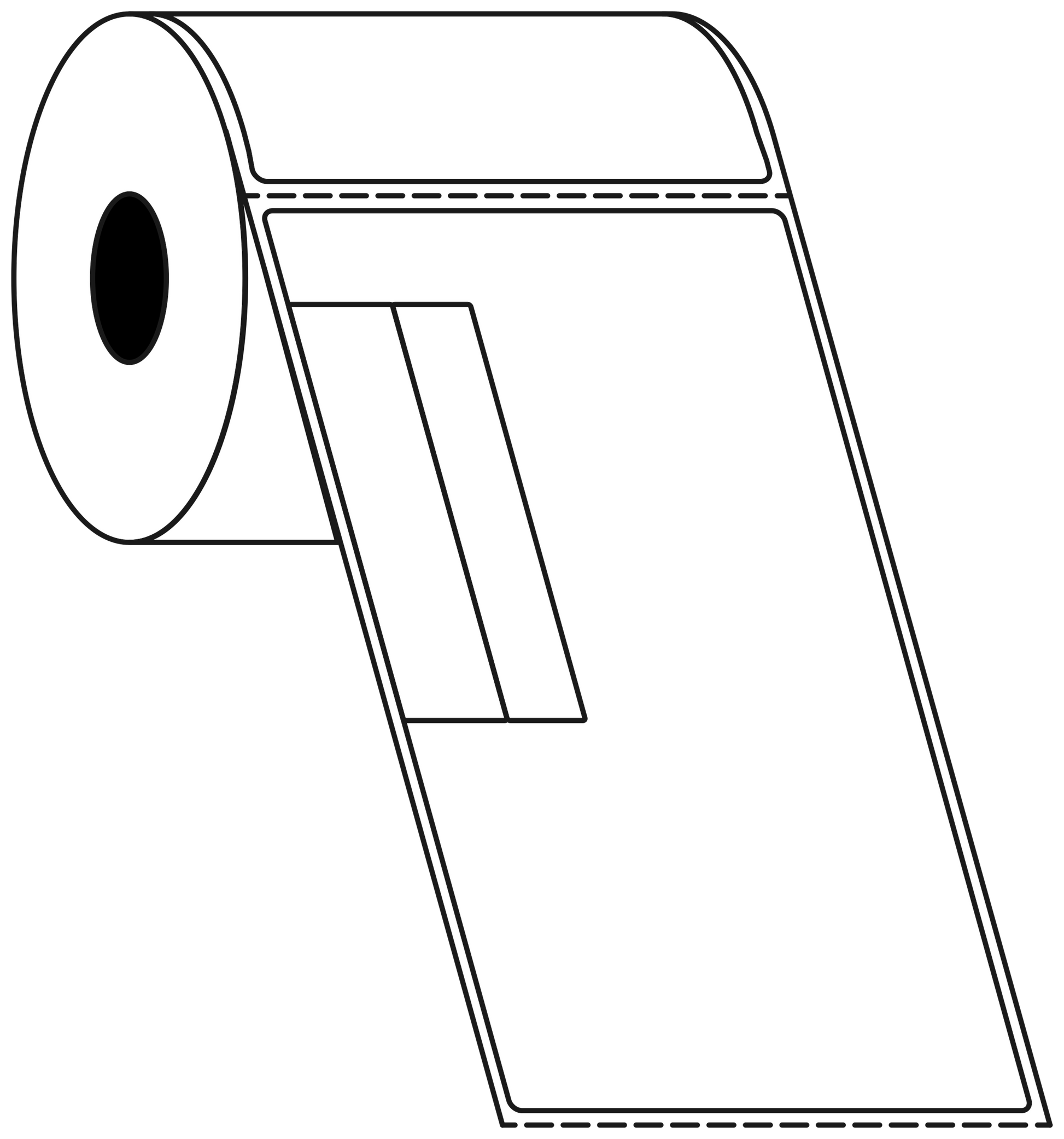 Direct Thermal GoSweetSpot 100x173mm Matt Labels 38mm Core, 350/Roll, 15 Rolls/Carton, Permanent