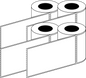 Direct Thermal Courier Post Non Facecut 100x174mm Matt Labels 76mm Core, 750/Roll, 10 Rolls/Carton, Permanent — Carton (10 rolls)