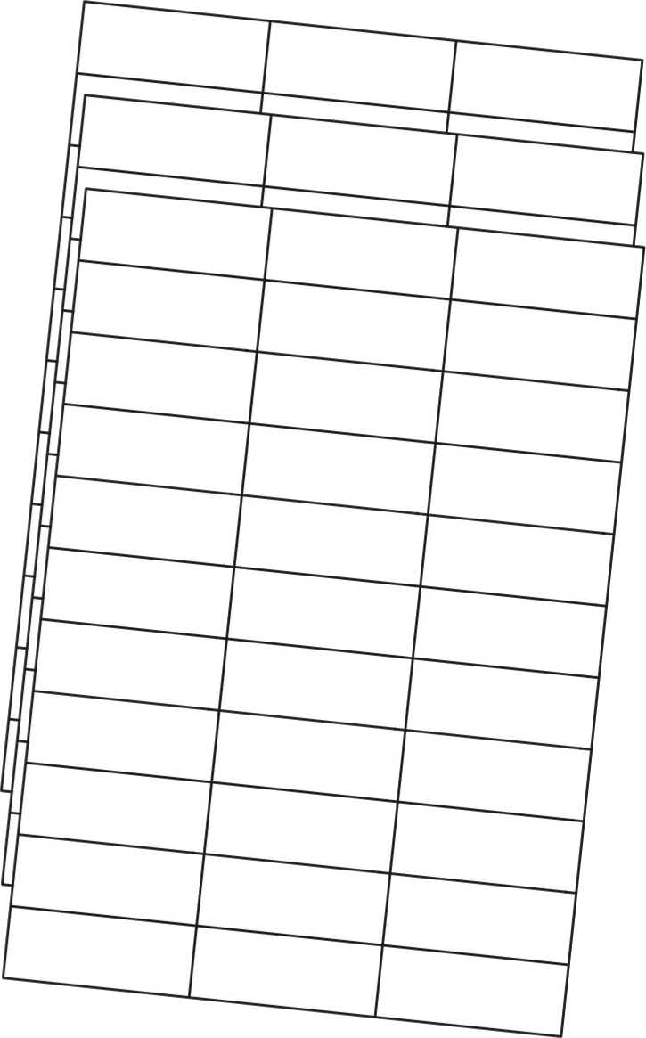Allmark A4 Laser Borderless 33UP 70x27mm Matt White Permanent, 100 Sheets Per Box/8 Boxes Per Carton — Carton (8 boxes)