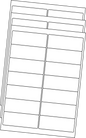 Allmark A4 Laser Border14UP 99.1x38.1mm Matt White Permanent, 100 Sheets Per Box/8 Boxes Per Carton — Carton (8 boxes)