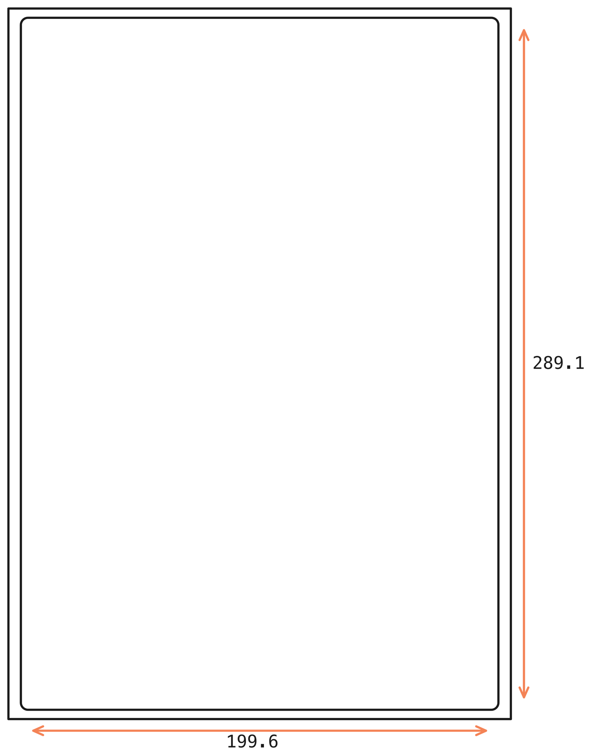 Allmark A4 Laser Border 1UP 199.6x289.1mm Matt White Permanent, 100 Sheets Per Box/8 Boxes Per Carton