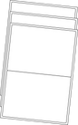 Allmark A4 Laser Border 2UP 199.6x143.5mm Matt White Permanent, 100 Sheets Per Box/8 Boxes Per Carton — Carton (8 boxes)