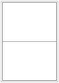 Allmark A4 Laser Border 2UP 199.6x143.5mm Matt White Permanent, 100 Sheets Per Box/8 Boxes Per Carton