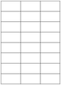Allmark A4 Laser Borderless 24UP 70x37.1mm Matt White Permanent, 100 Sheets Per Box/8 Boxes Per Carton