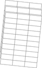 Allmark A4 Laser Borderless 30UP 70x29.7mm Matt White Permanent, 100 Sheets Per Box/8 Boxes Per Carton — Carton (8 boxes)