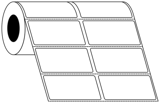 Thermal Transfer Nursery01 51x24mm 2 Across Label 76mm Core, 10000/Roll, 8 Rolls/Carton, Permanent