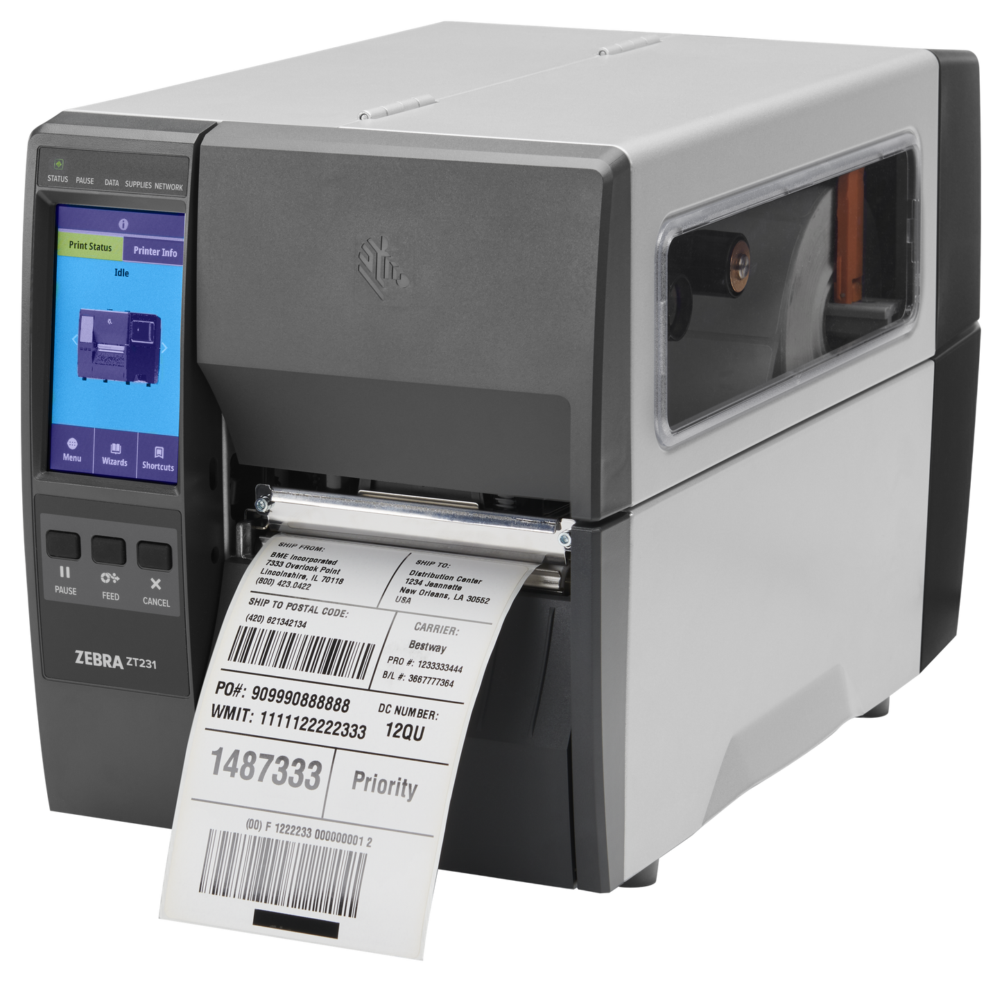 Zebra ZT231 4" 300dpi TT/DT Printer USB/ETH
