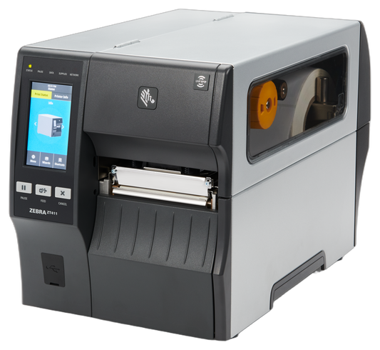 Zebra ZT411 4" 600dpi TT/DT Printer USB/ETH/BT, Peel w/Full Rewind