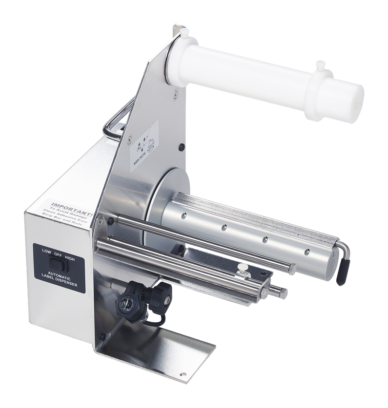 Labelmate LD200RS-SS Label Dispenser, Peel&Rewind 76mm Core, 168mm Max Width,220mm Max OD