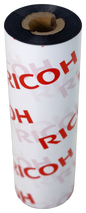 Ricoh B210A Red 110mm x 70m Wax Resin Face Out Flat Head