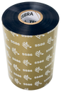 Zebra 5586 Black 110mm x 450m Wax Resin Face Out Flat Head, Premium