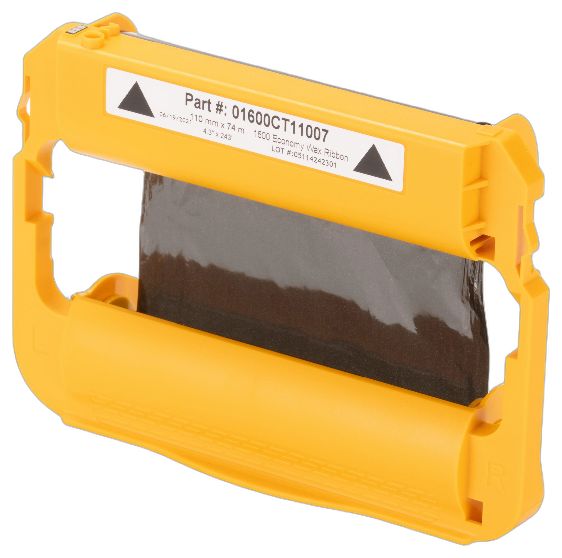 Zebra Black Cartridge110mm x 74m Wax Resin ZD420/421
