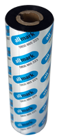 Allmark Black 110mm x 74m Wax Resin Face Out Flat Head