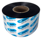 Allmark Black 25mm x 450m Wax Resin Face Out Flat Head