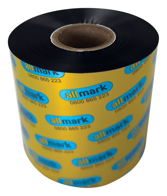 Allmark Black 55mm x 600m Resin Face Out Near Edge