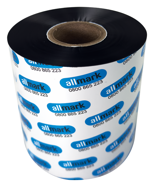 Allmark Black 110mm x 560m Wax Face In Near Edge