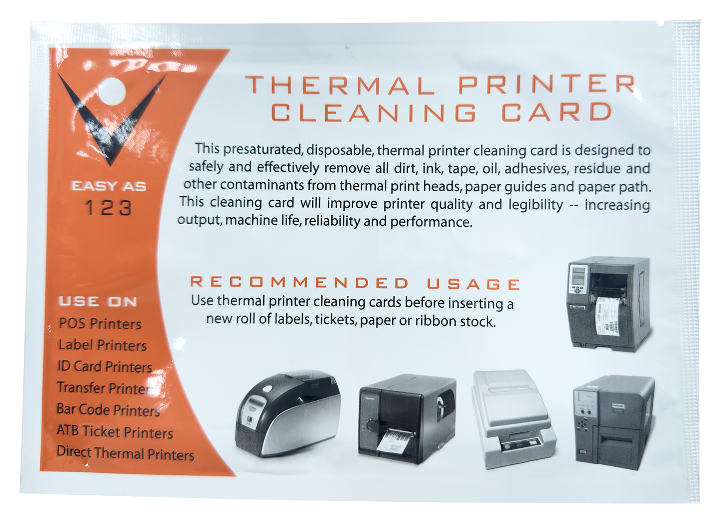IPA Soaked Synthetic Cleaning Cards - Box of 25