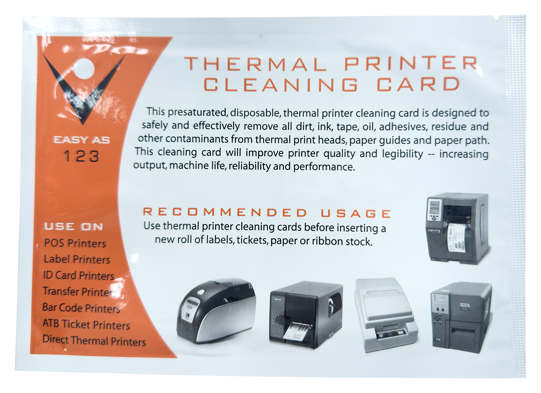 IPA Soaked Synthetic Cleaning Cards - Box of 25